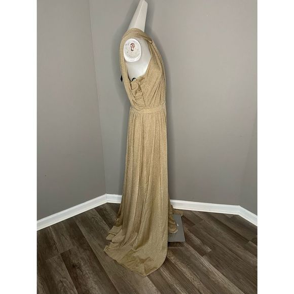 Halston Ira Twist-Neck Jumpsuit US 10 $795 - Picture 6 of 11